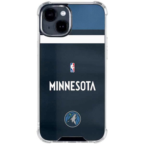 NBA Minnesota Timberwolves Jersey iPhone 15 Clear Case